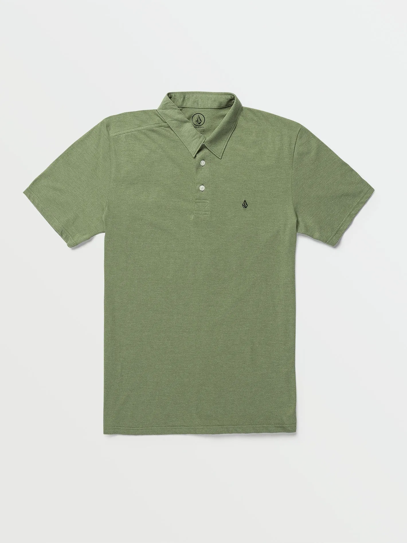 Banger Polo Short Sleeve Shirt - Squadron Green sold by Volcom
