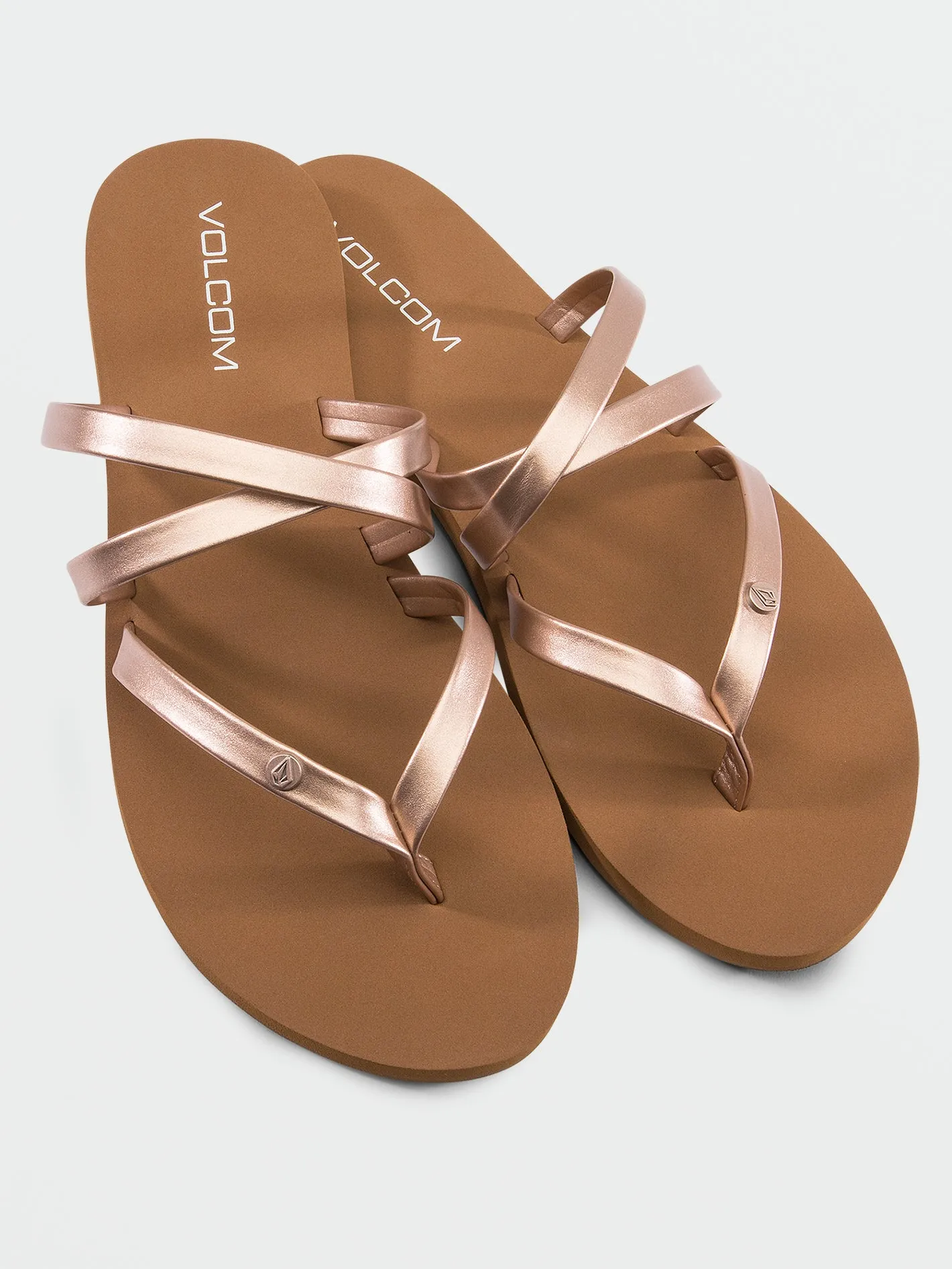 Easy Breezy II Sandals - Rose Gold sold by Volcom