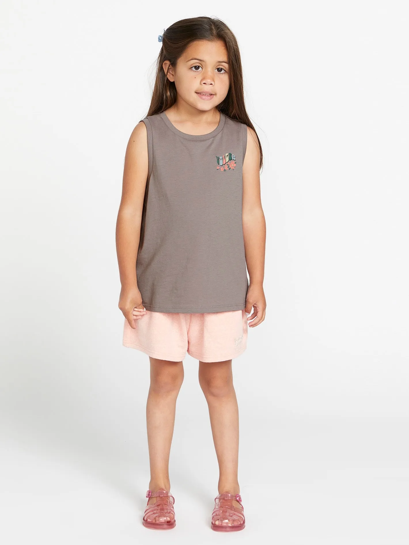 Girls Flexin Muscle Tank - Daze Grey sold by Volcom product image thumbnail 3