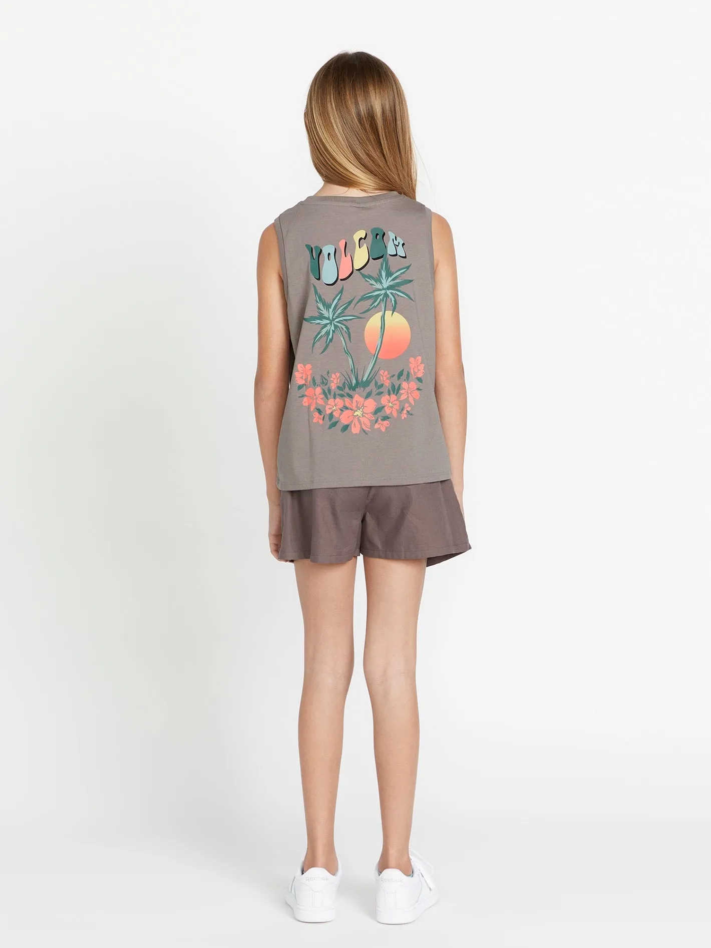 Girls Flexin Muscle Tank - Daze Grey sold by Volcom product image thumbnail 2