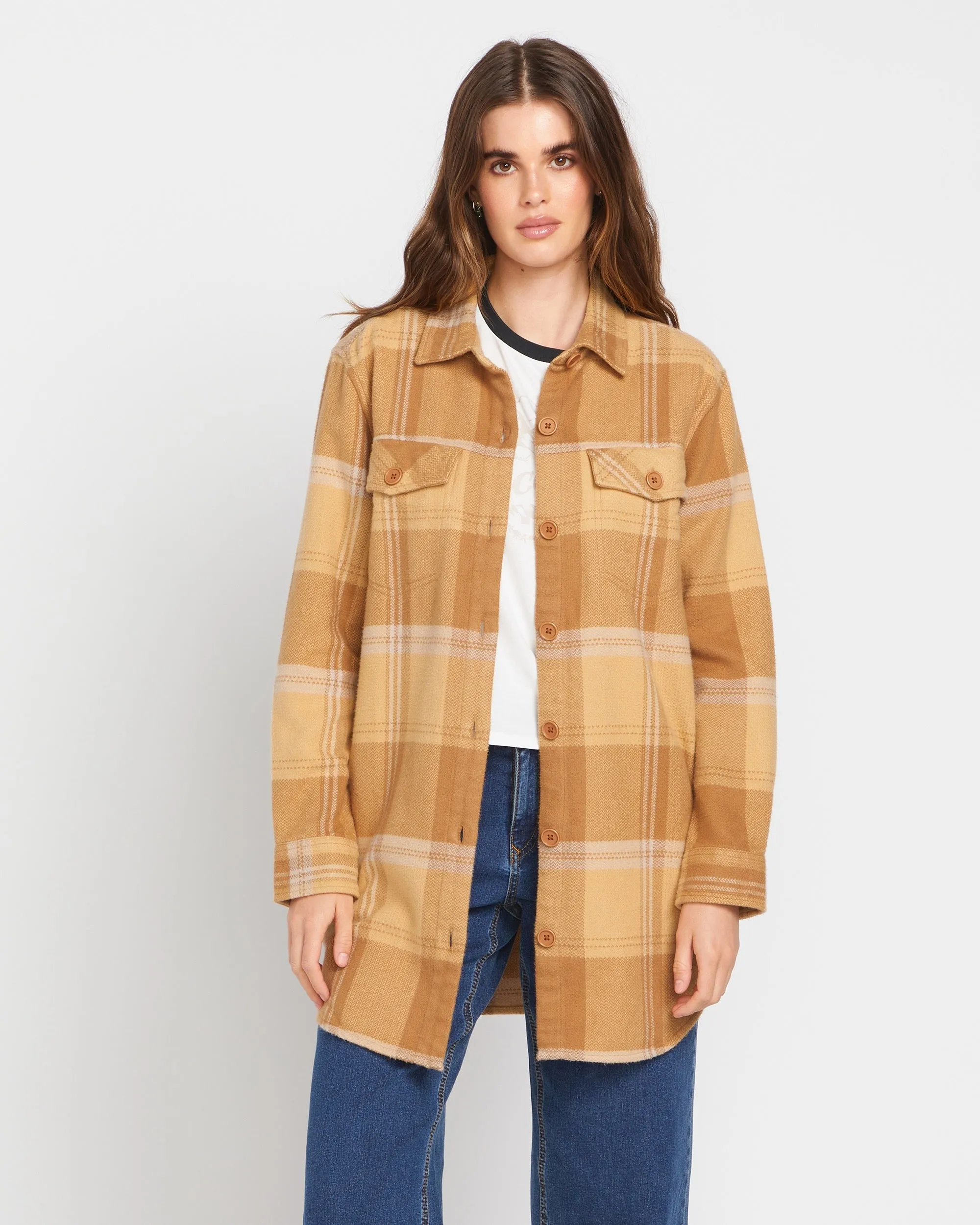 Ladyland Jacket - Mushroom sold by Volcom product image thumbnail 2