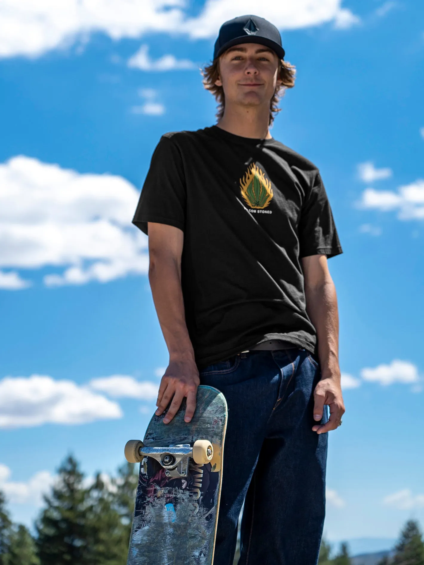 Rubble Short Sleeve Tee - Black sold by Volcom