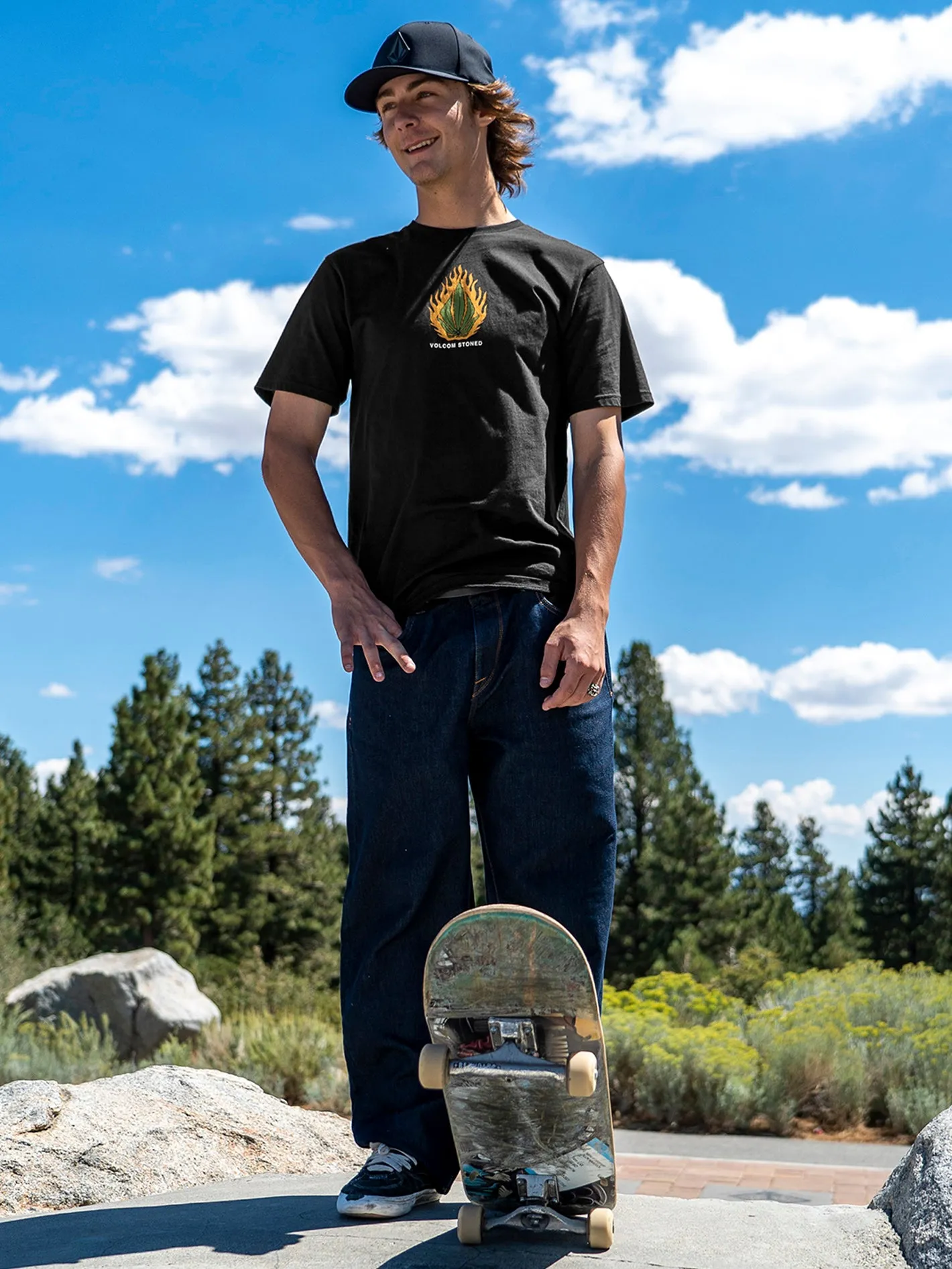 Rubble Short Sleeve Tee - Black sold by Volcom product image thumbnail 3