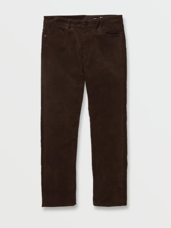 Solver 5 Pocket Corduroy Modern Fit Pants - Dark Brown sold by Volcom