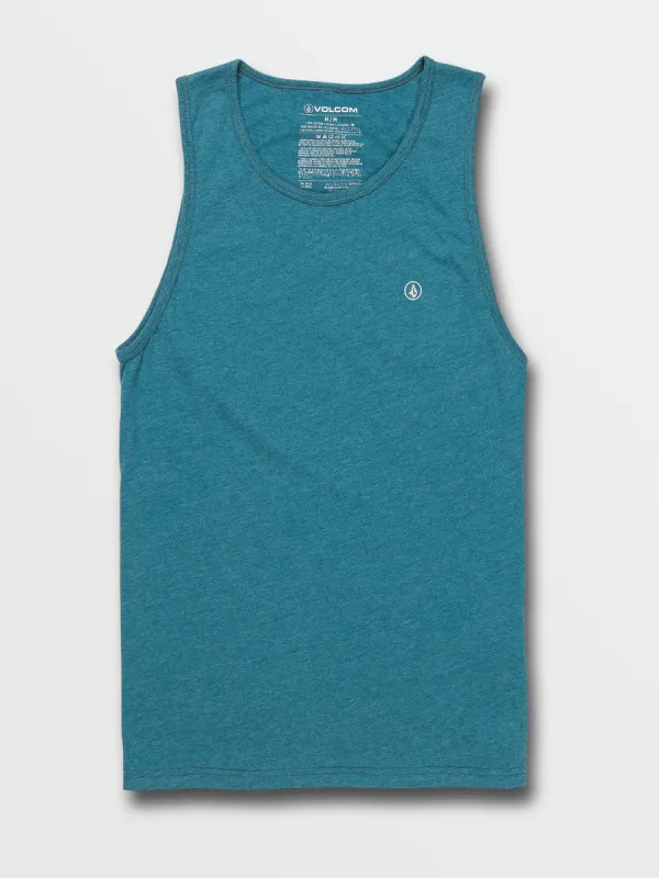 Solid Heather Tank - Mosaic Blue Heather sold by Volcom