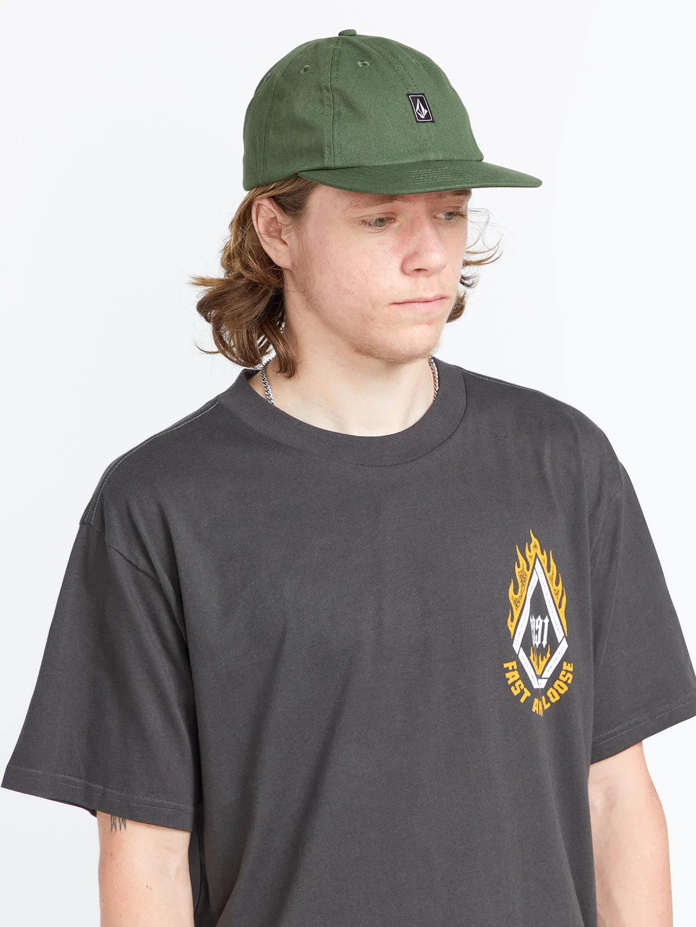 Ramp Stone Adjustable Hat - Fir Green sold by Volcom