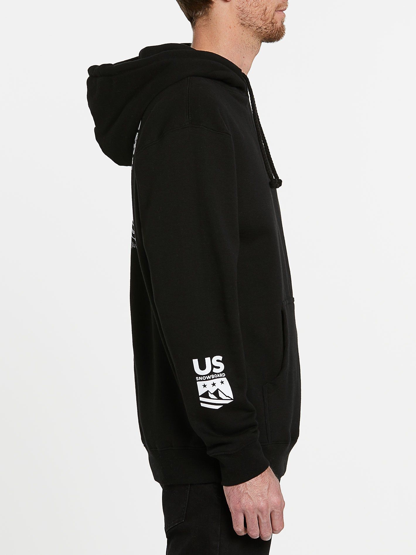 Mens USA Pullover - Black sold by Volcom product image thumbnail 3