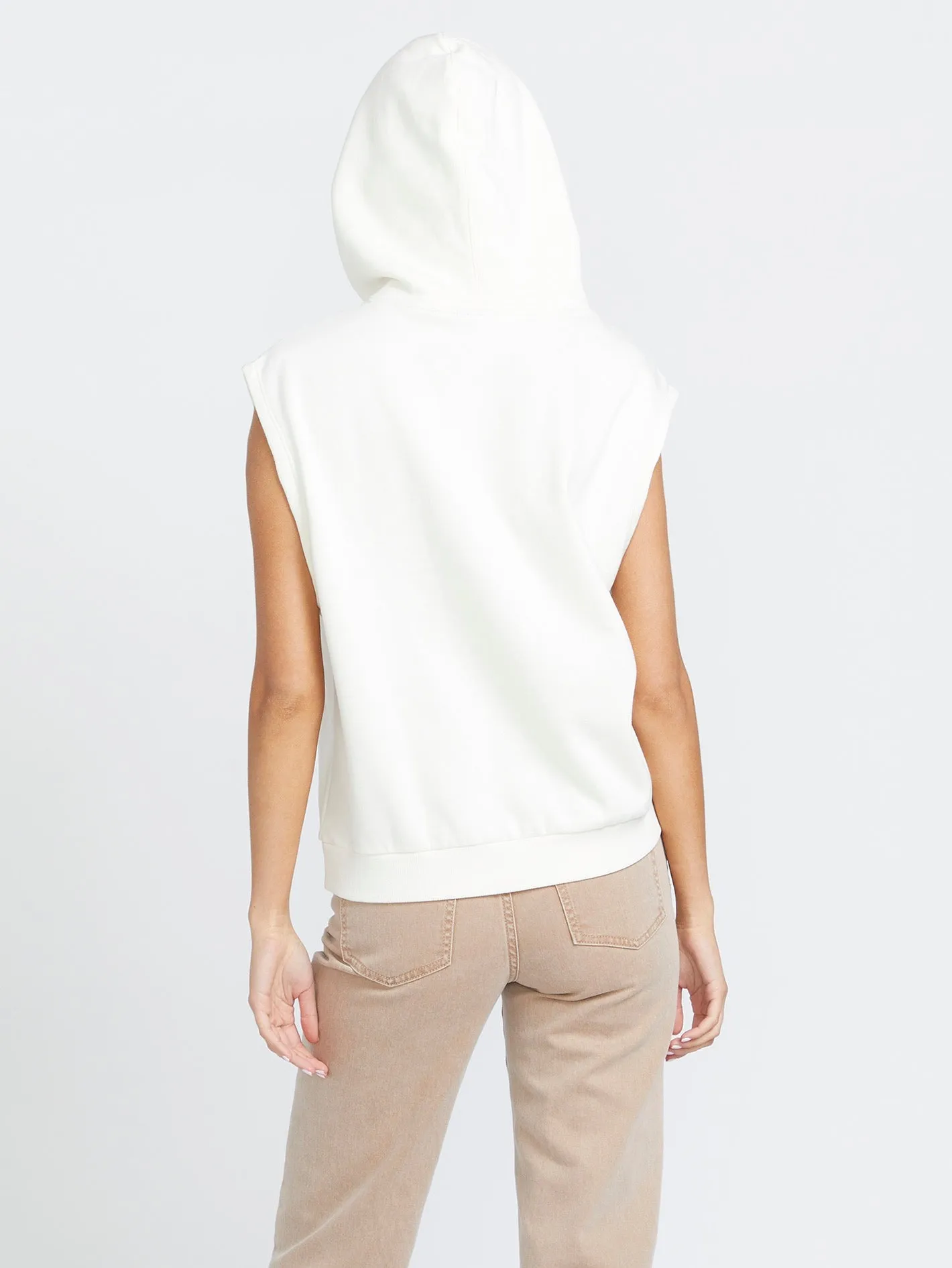Sleeveless Hoodie - Star White sold by Volcom product image thumbnail 4