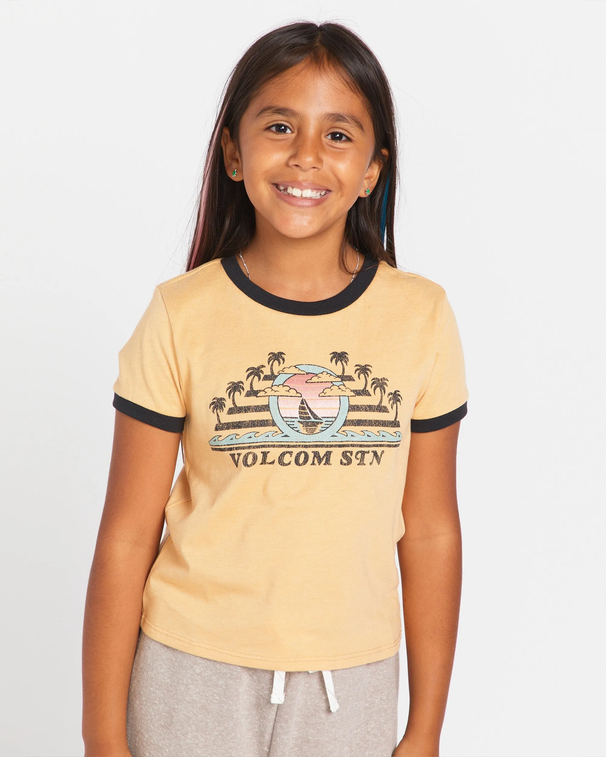 Big Girls Meet Me Short Sleeve Tee - Sand sold by Volcom product image thumbnail 5