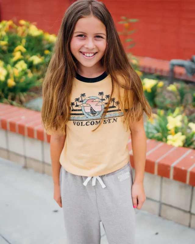 Big Girls Meet Me Short Sleeve Tee - Sand sold by Volcom