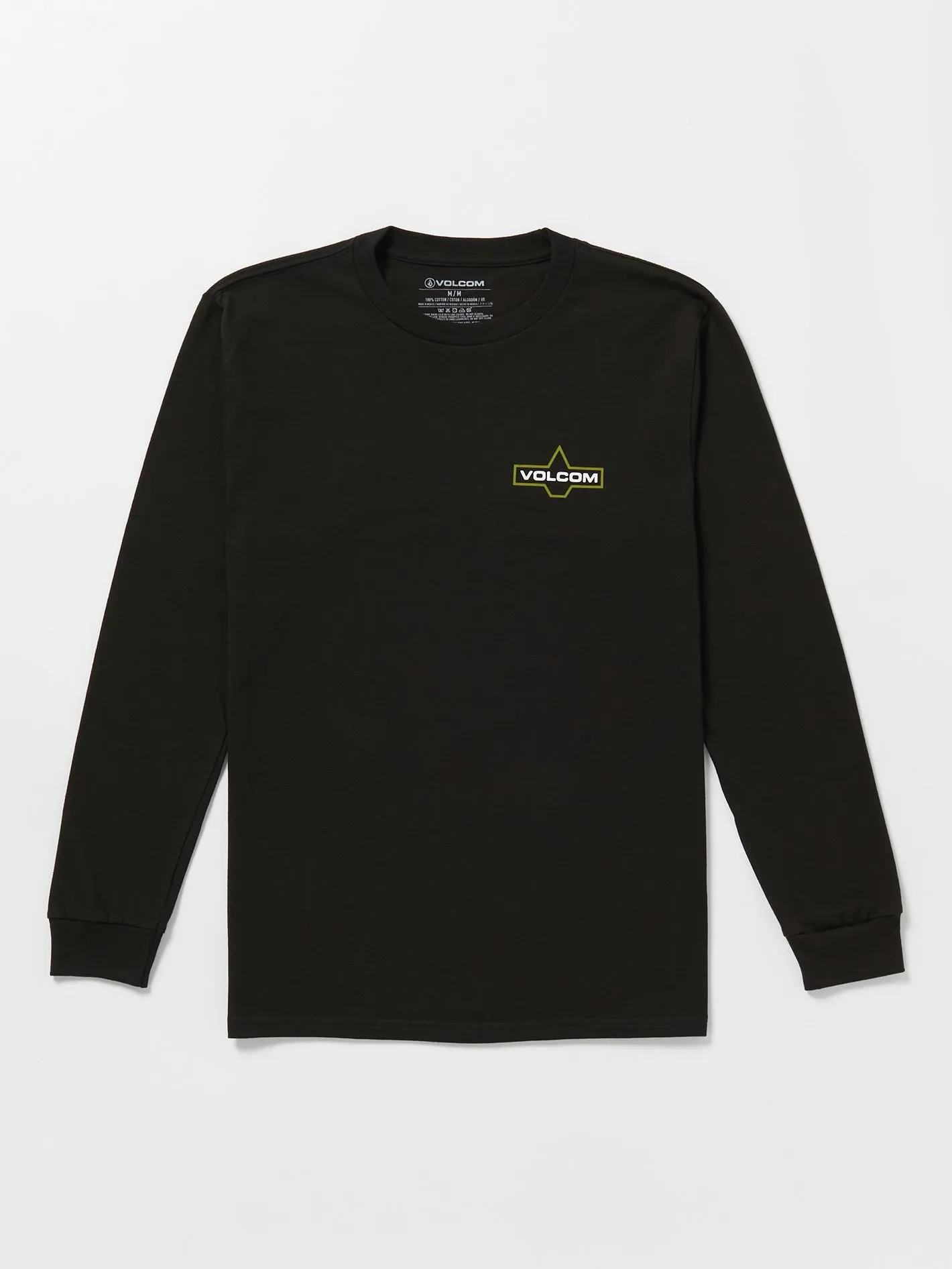 Branding Iron Long Sleeve Tee - Black sold by Volcom