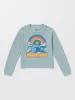 Girls Thermality Long Sleeve Tee - Smokey Blue sold by Volcom