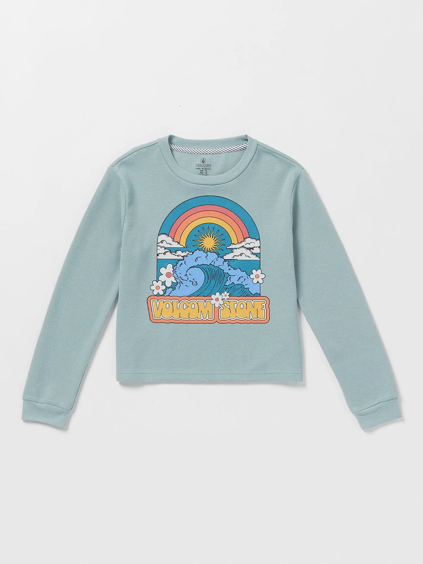 Girls Thermality Long Sleeve Tee - Smokey Blue sold by Volcom product image thumbnail 4