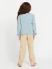 Girls Thermality Long Sleeve Tee - Smokey Blue sold by Volcom