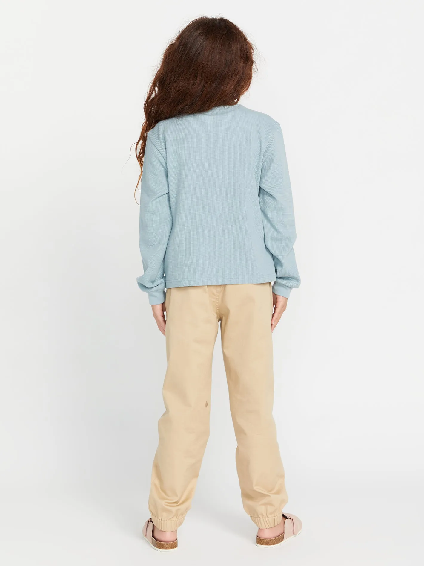 Girls Thermality Long Sleeve Tee - Smokey Blue sold by Volcom product image thumbnail 2