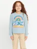 Girls Thermality Long Sleeve Tee - Smokey Blue sold by Volcom