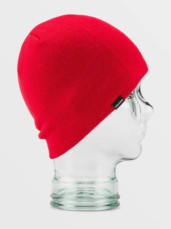 Mens V.Co Skull Beanie - Red sold by Volcom