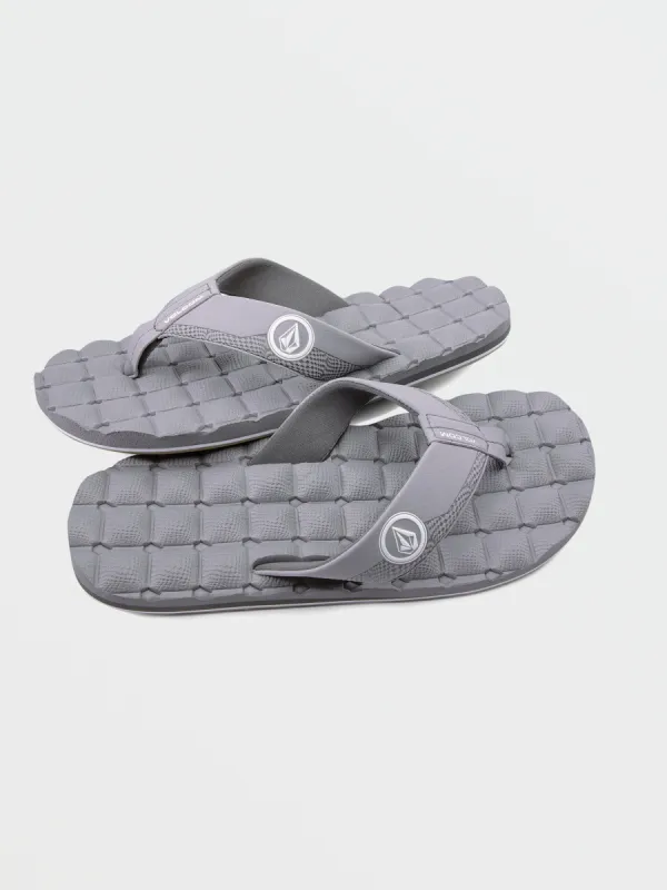 Recliner Sandals - Light Grey sold by Volcom