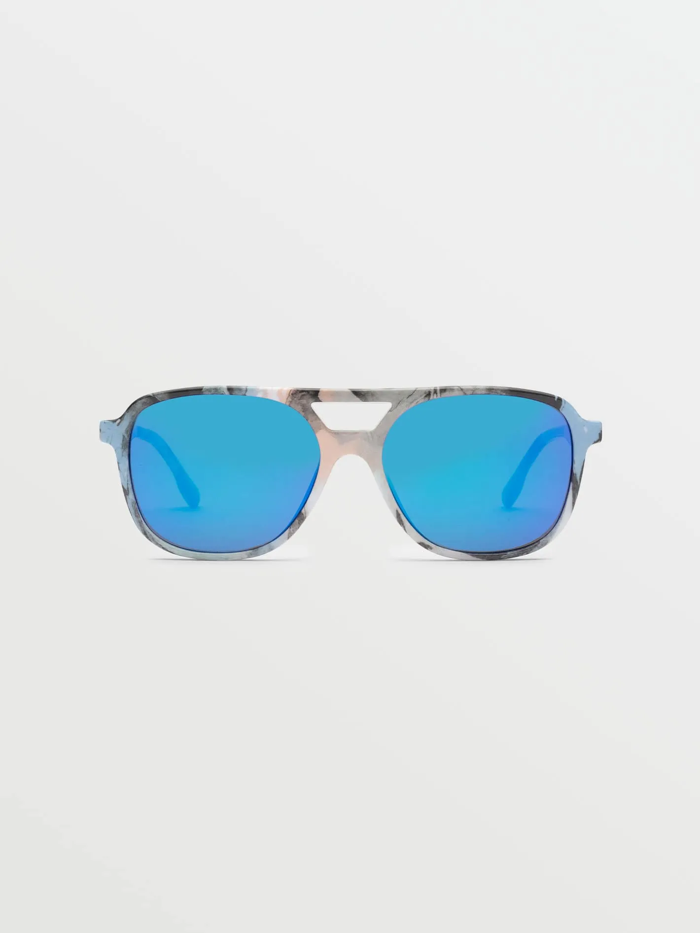 New Future Sunglasses - Skulls/Blue Mirror sold by Volcom