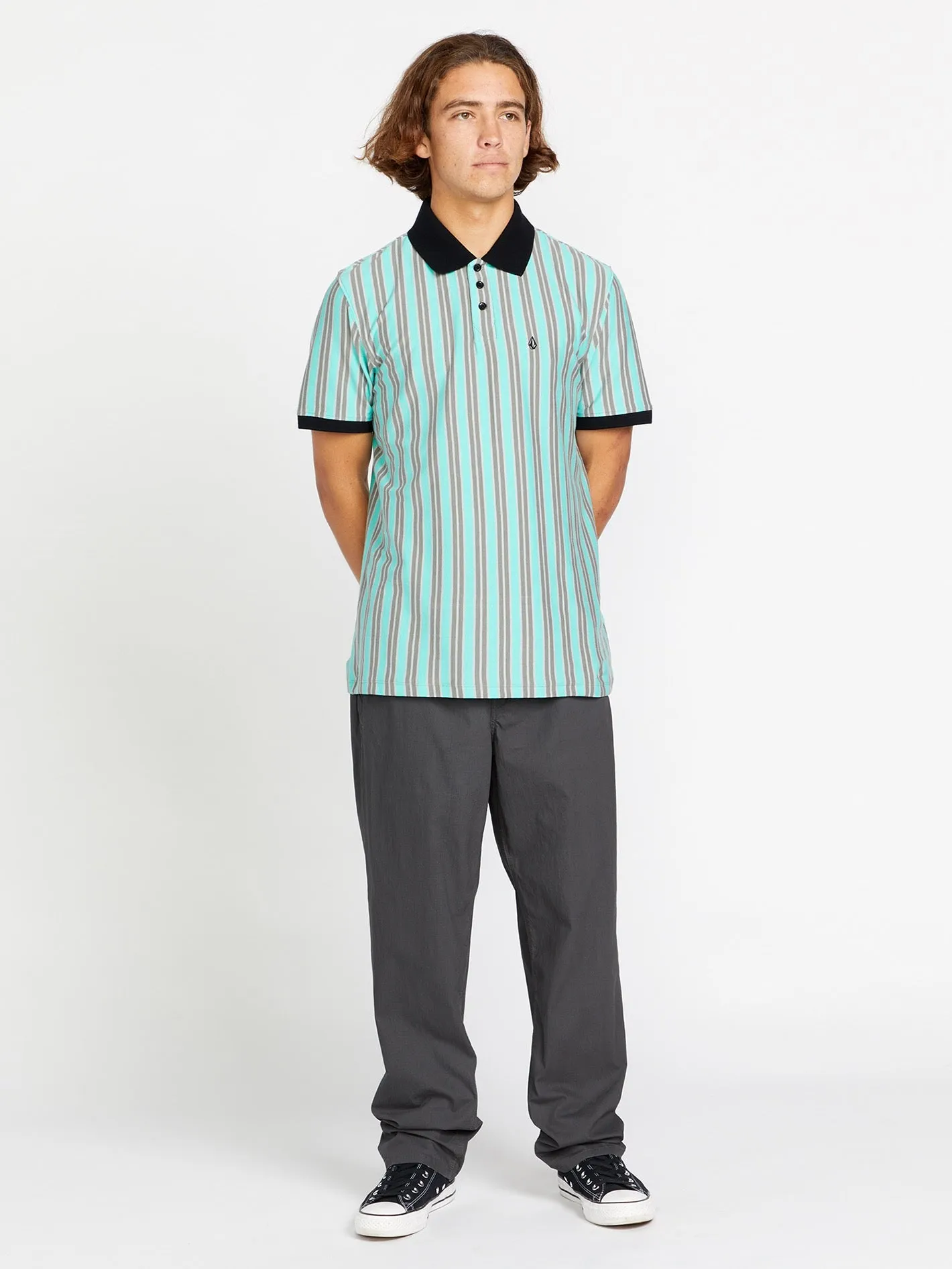 Dapstone Elastic Waist Pants - Asphalt Black sold by Volcom product image thumbnail 3