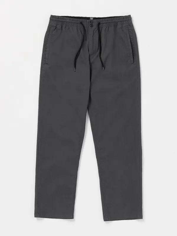 Dapstone Elastic Waist Pants - Asphalt Black sold by Volcom