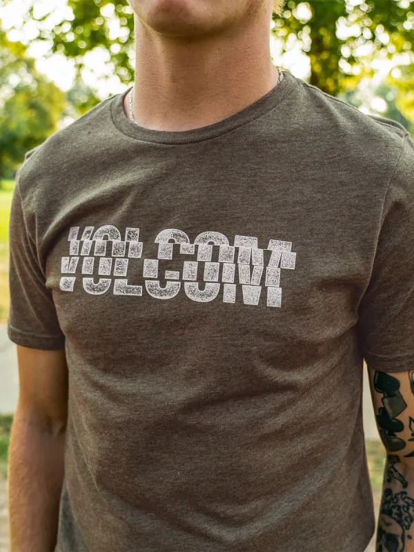 Slicer Short Sleeve Tee - Martini Olive sold by Volcom