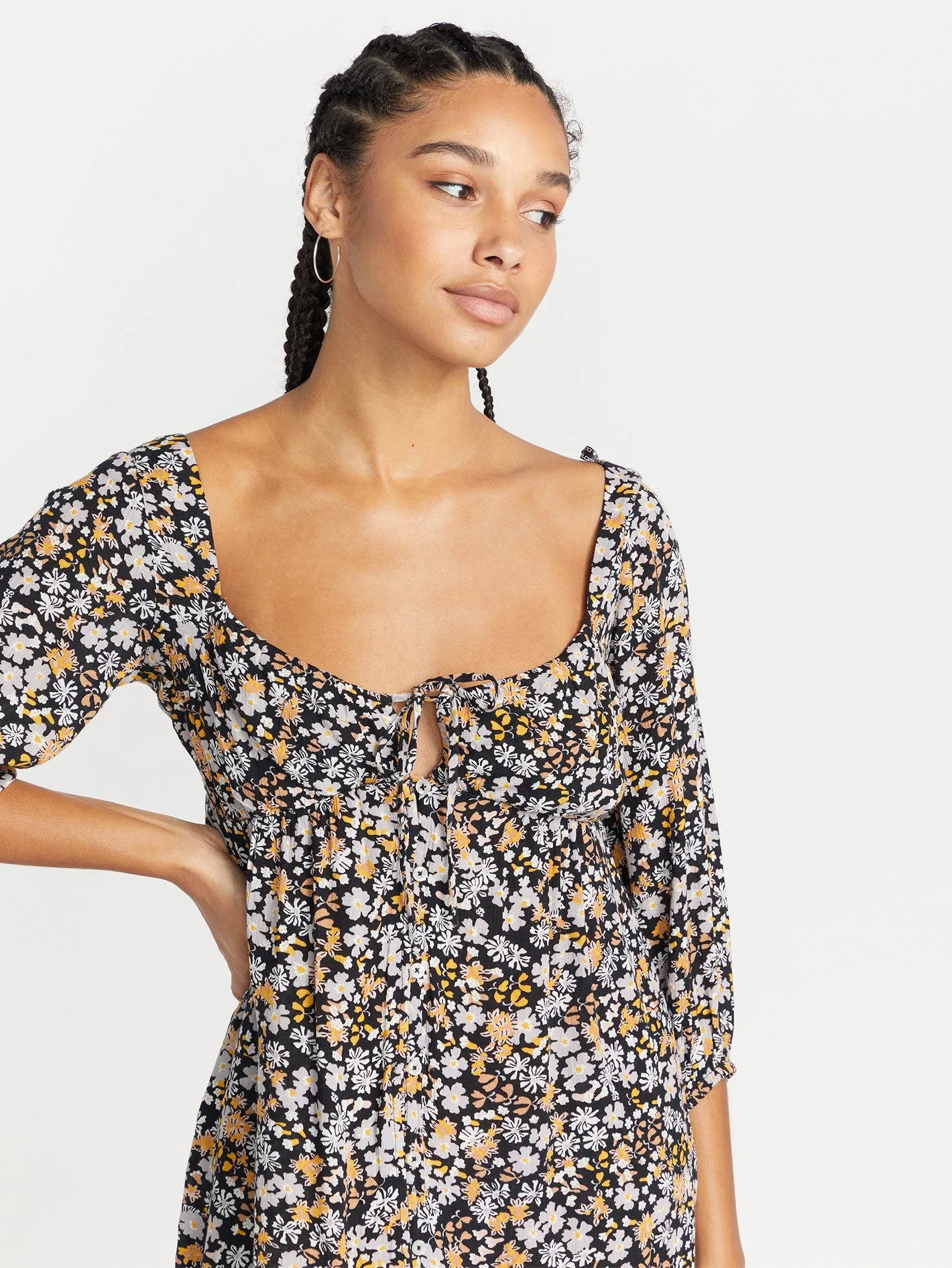 J'Taime This Dress - Mocha sold by Volcom product image thumbnail 5