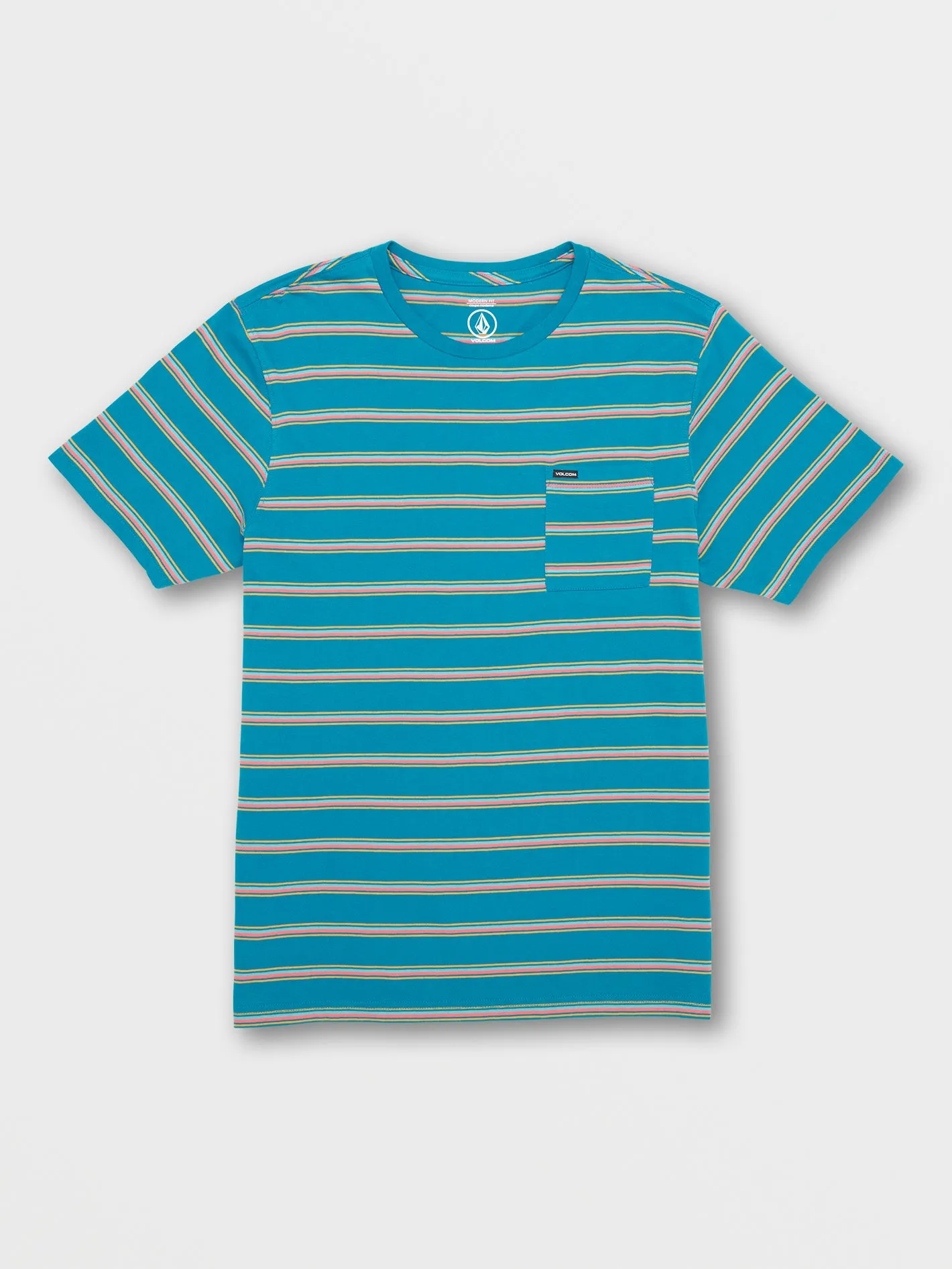 Ayers Crew Short Sleeve Shirt - Ocean Teal sold by Volcom