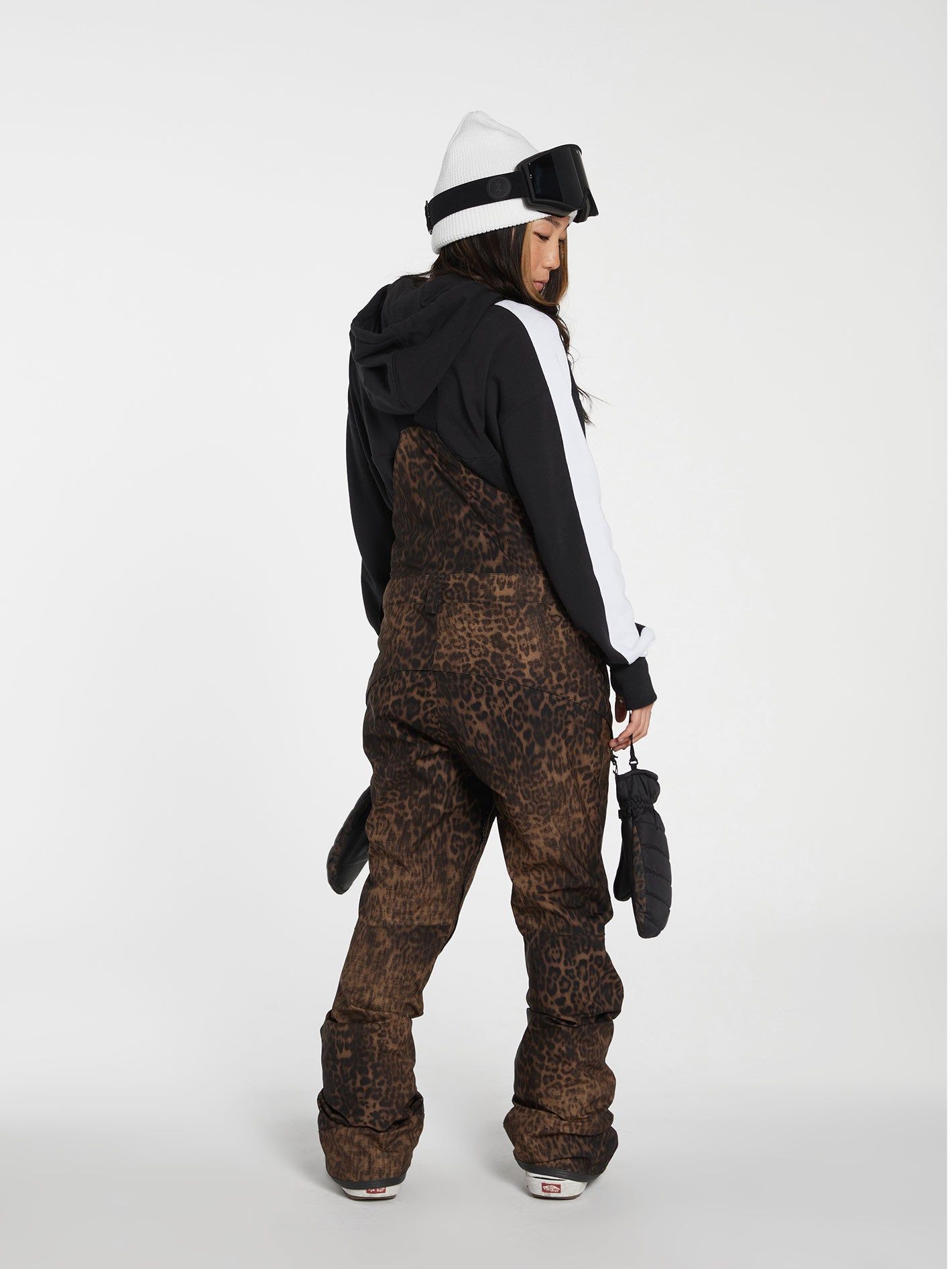 Womens Elm Stretch Gore Bib Overall - Leopard (2022) sold by Volcom product image thumbnail 2