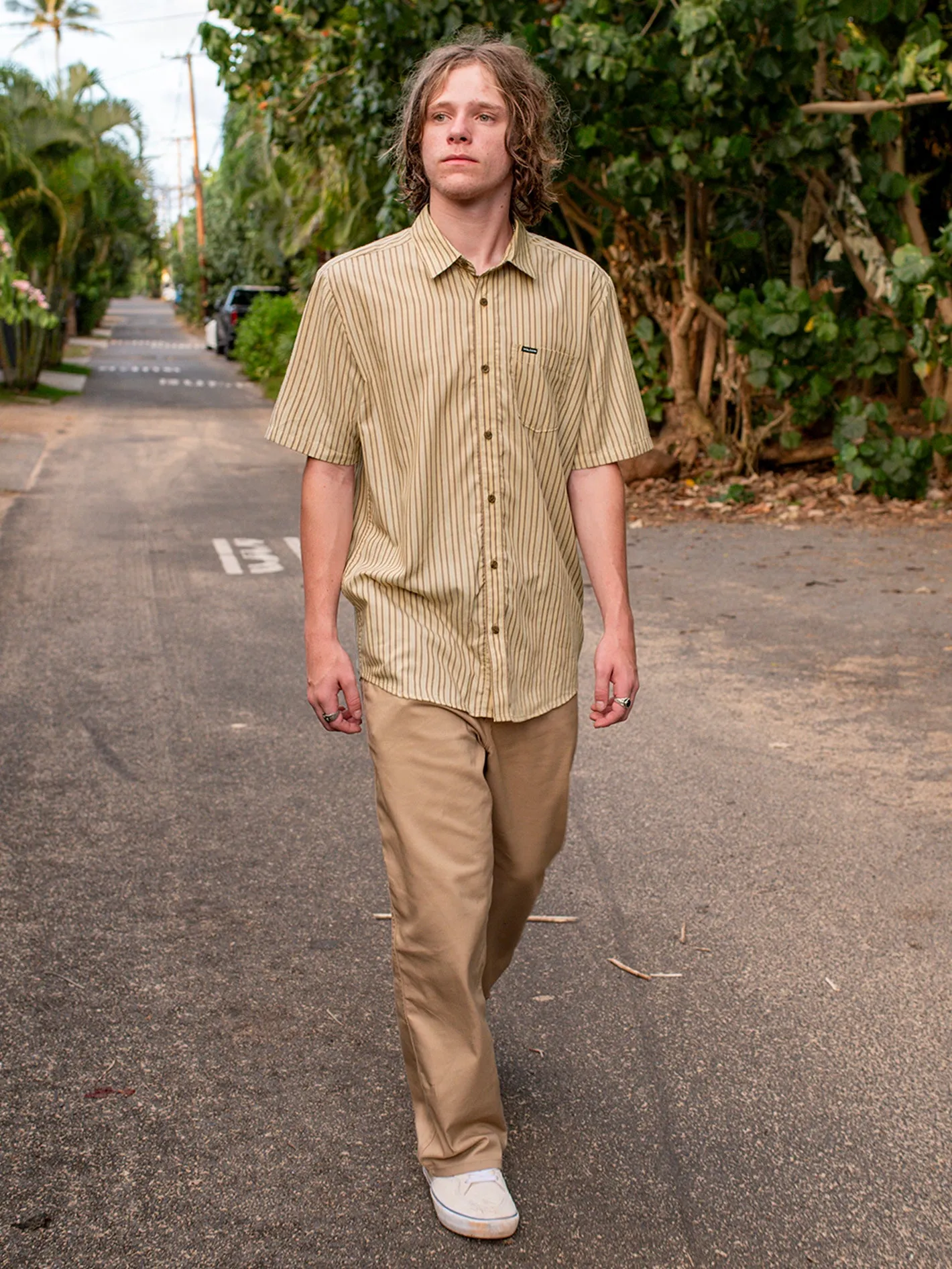 Barstone Woven Short Sleeve Shirt - Grain sold by Volcom product image thumbnail 2