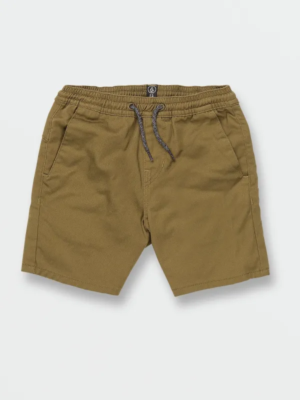 Little Boys Frickin Elastic Shorts - Old Mill sold by Volcom