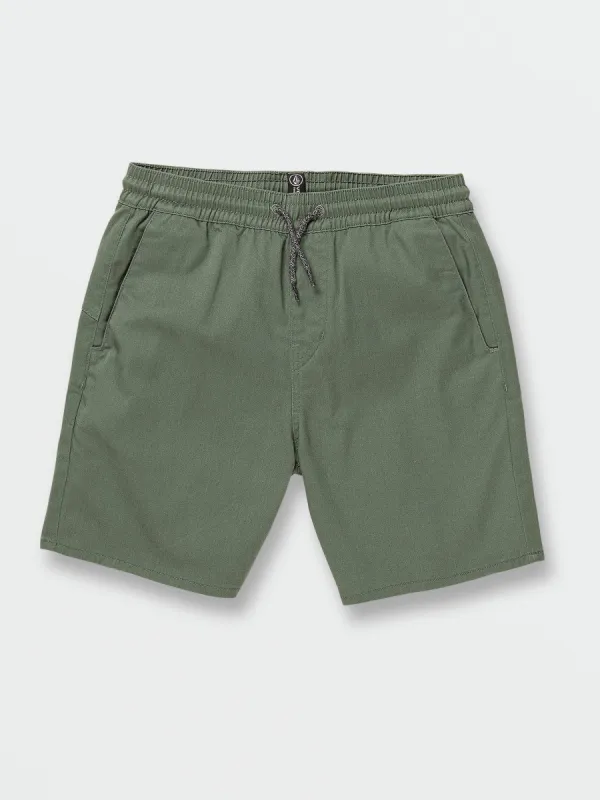 Big Boys Frickin 15" Elastic Waist Shorts - Dark Forest sold by Volcom