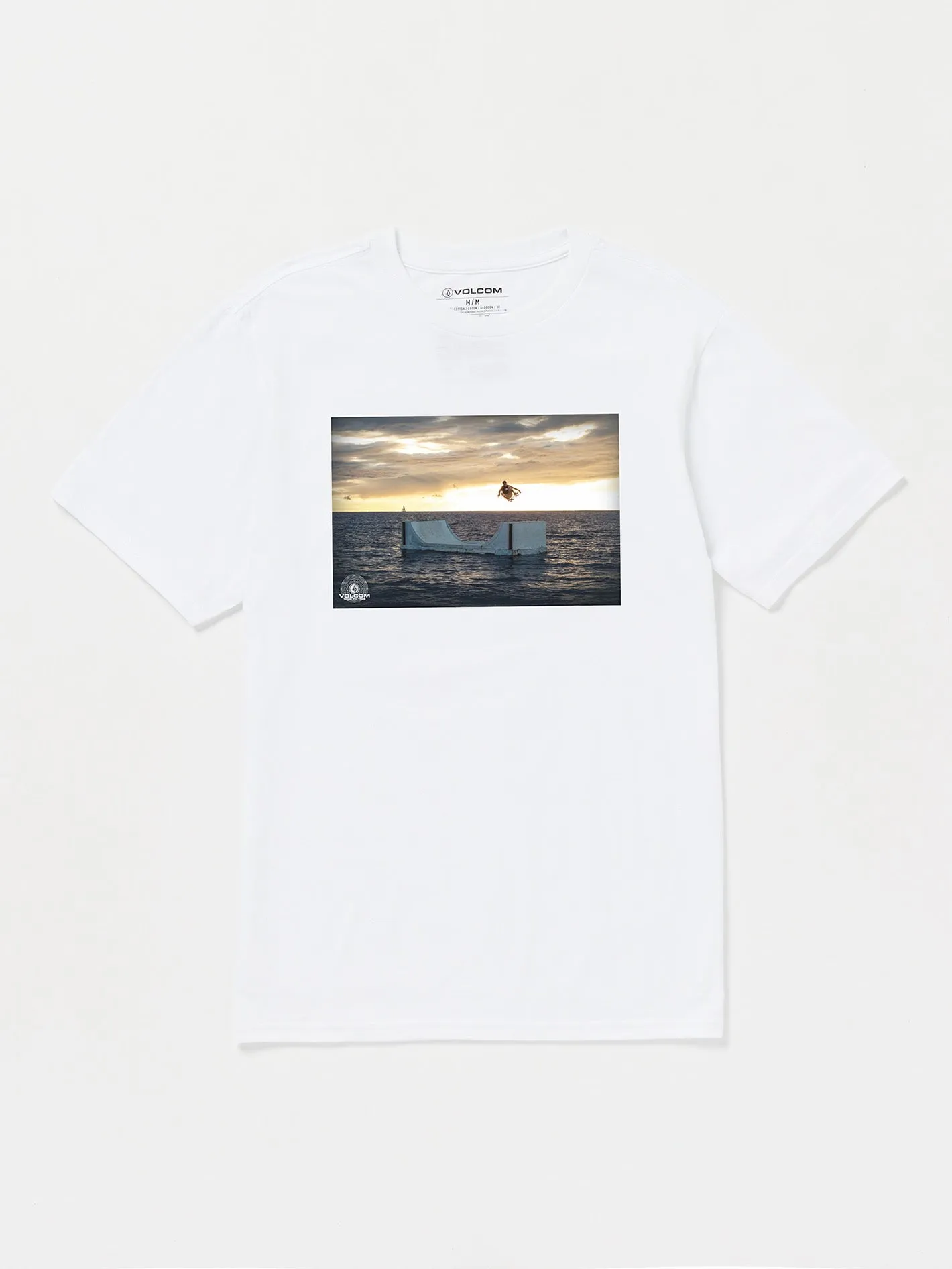 Ttt Poster Short Sleeve Tee - White sold by Volcom