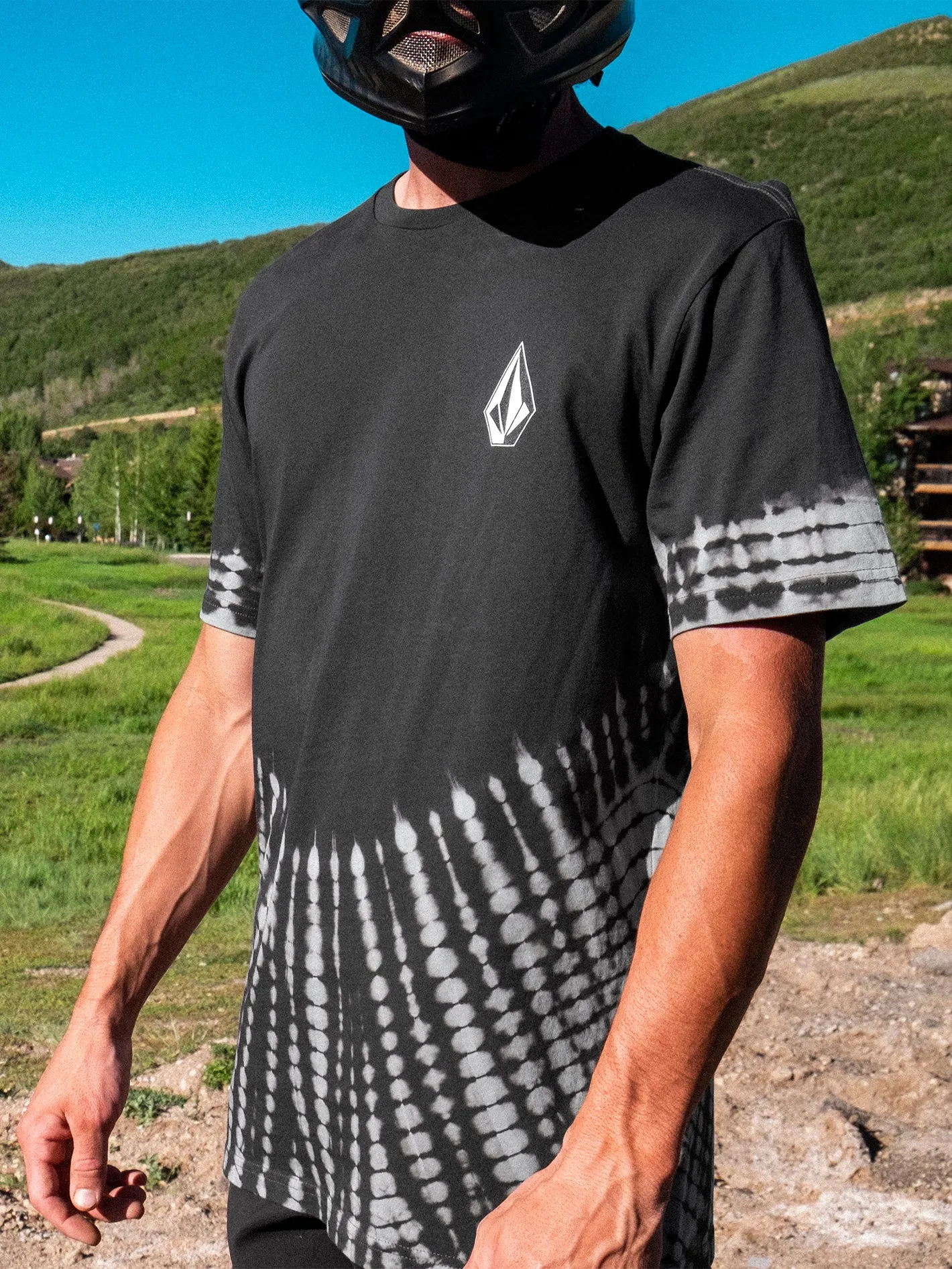 Iconic Stone Dye Short Sleeve Tee - Stealth sold by Volcom