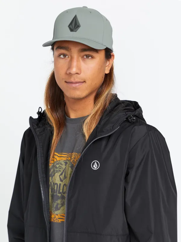 Stone Tech Flexfit Delta Hat - Pewter sold by Volcom