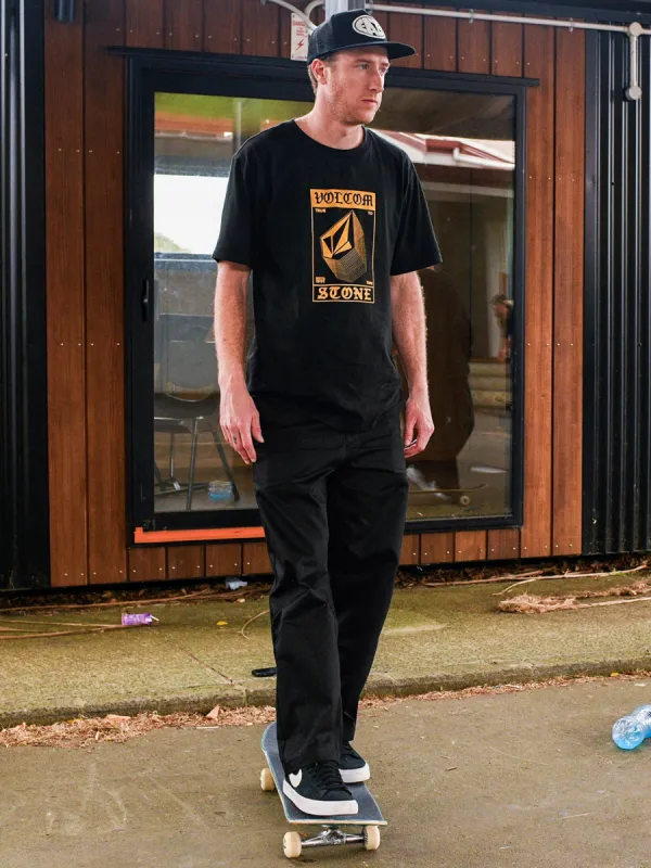 Frickin Skate Chino Pants - Black sold by Volcom