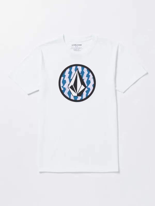 Crisp Stone Short Sleeve Tee - White Combo sold by Volcom