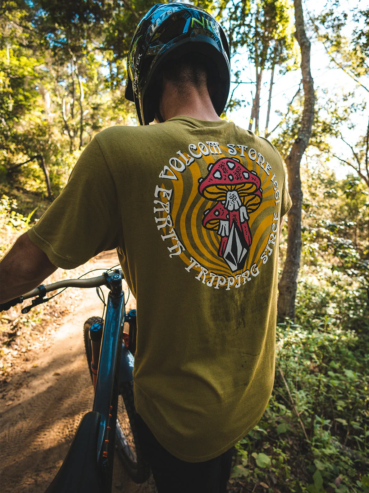 Farm to Yarn Psychike Short Sleeve Tee - Old Mill sold by Volcom