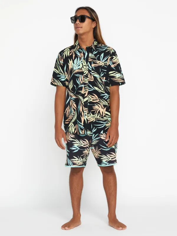 Bleeding Leaf Shirt Sleeve Shirt - Black sold by Volcom