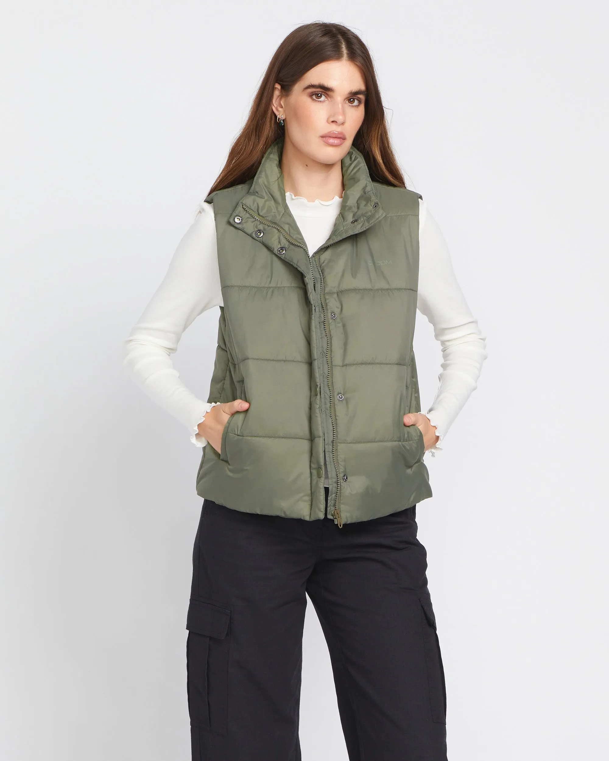 Puff It Vest - Army Green Combo sold by Volcom product image thumbnail 3