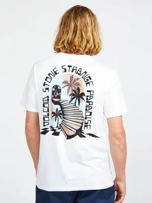 Mysto Stairs Short Sleeve Tee - White made by Volcom