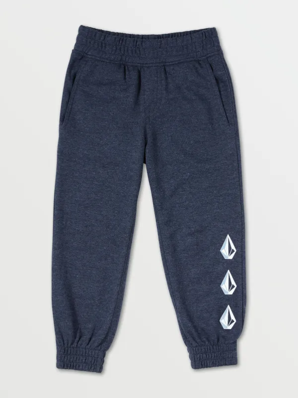 Little Boys Blaquedout Pants - Navy Heather sold by Volcom