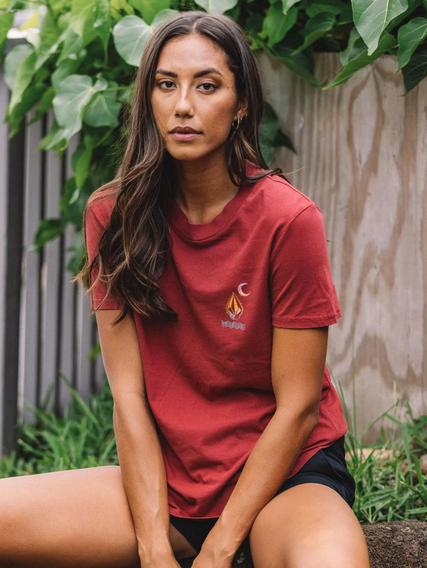 Lock It Up Tee - Bark Brown sold by Volcom product image thumbnail 2