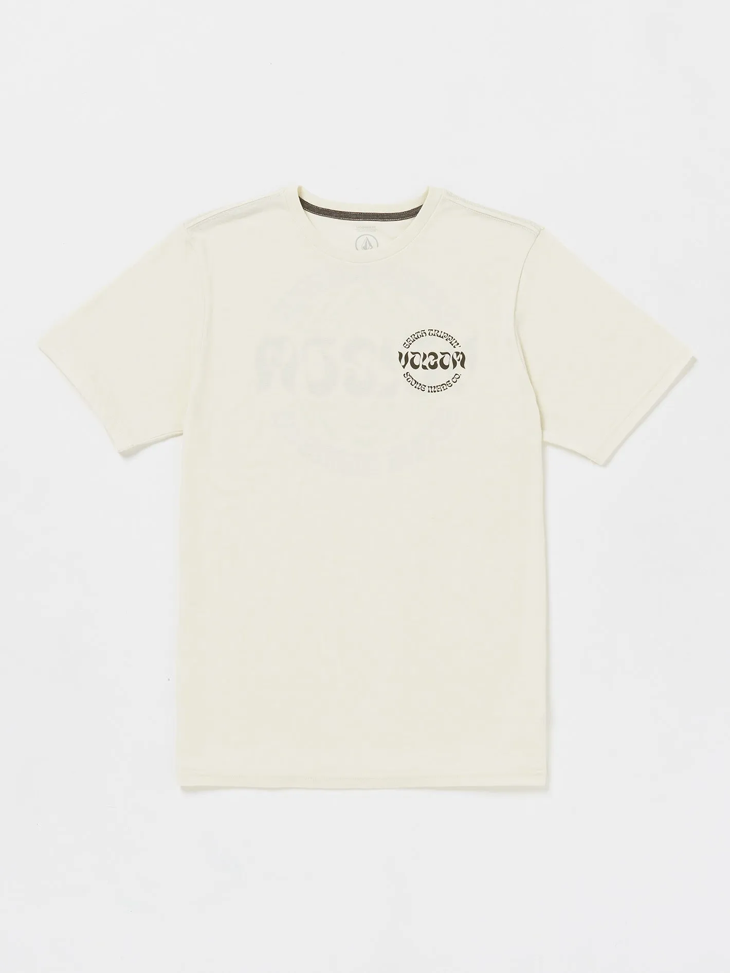Stoneature Short Sleeve Tee - Off White Heather sold by Volcom