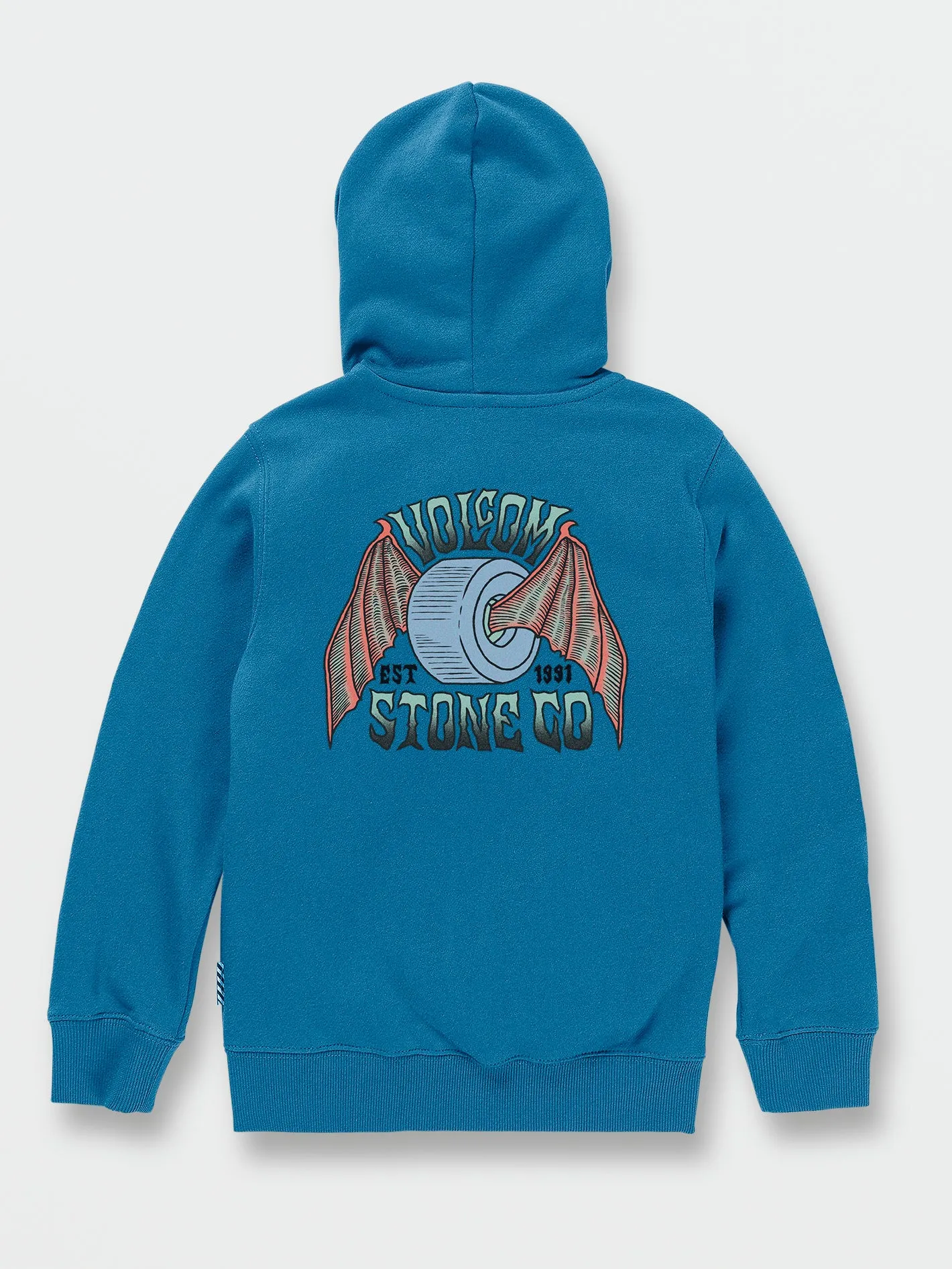 Little Boys Bat Wheel Zip Hoodie - Blue Drift sold by Volcom product image thumbnail 2