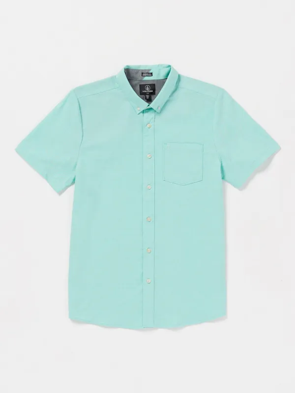 Everett Oxford Short Sleeve Shirt - Dusty Aqua sold by Volcom