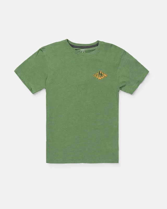 Big Boys Dizzy Daze Short Sleeve Tee - Green sold by Volcom