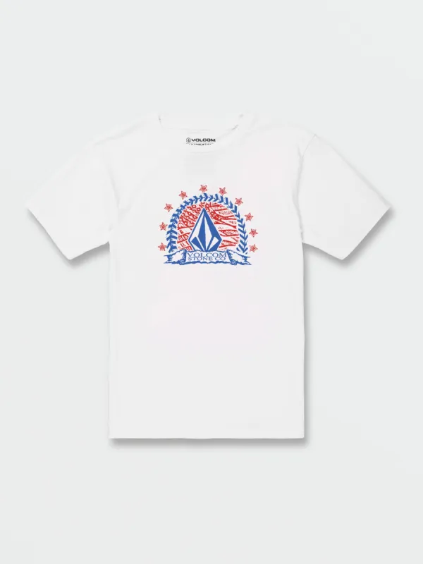 Big Boys Huskerdont Short Sleeve Tee - White made by Volcom