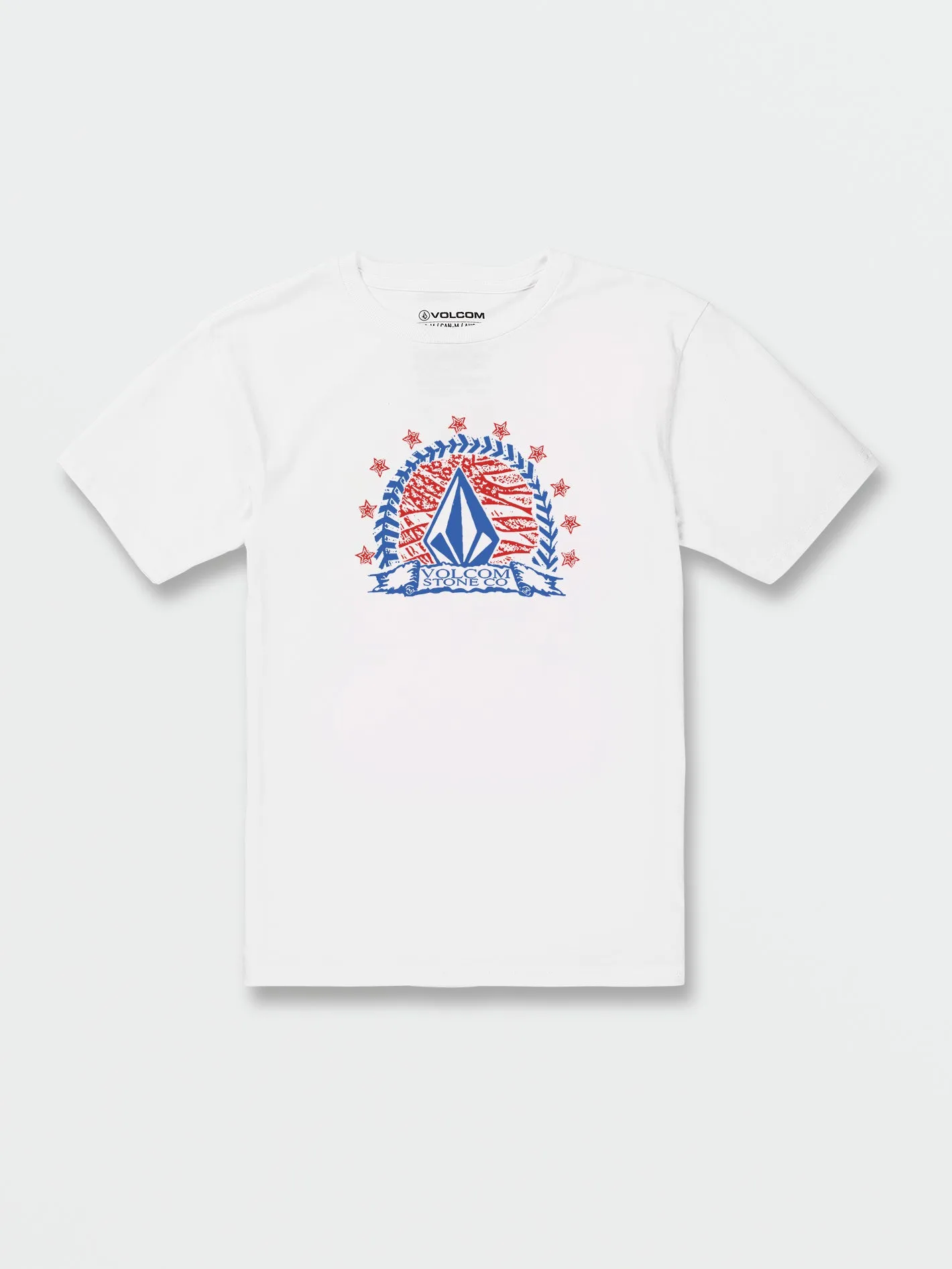 Big Boys Huskerdont Short Sleeve Tee - White sold by Volcom