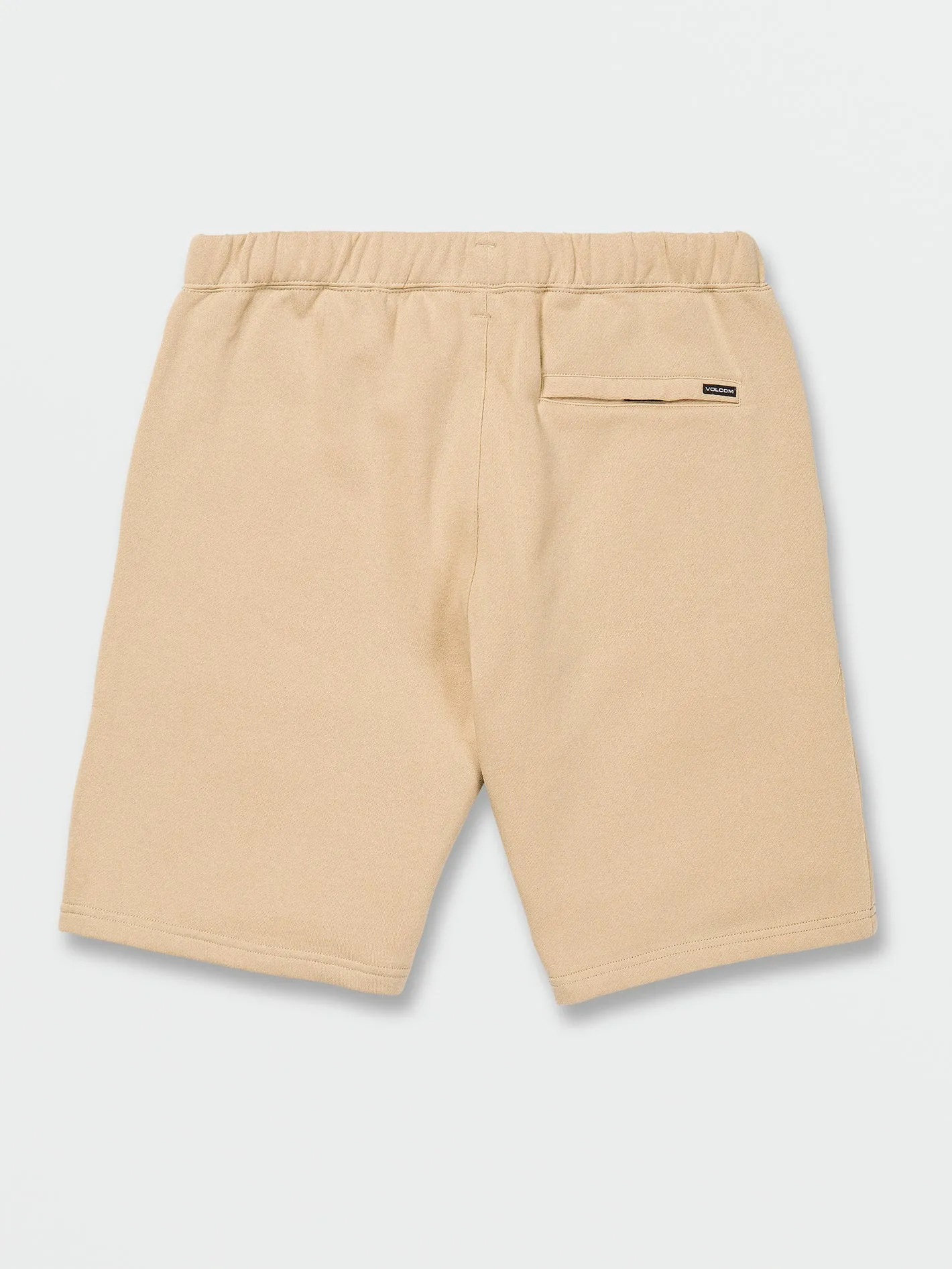 Iconic Stone Plus Elastic Waist Fleece Shorts - Almond sold by Volcom product image thumbnail 2